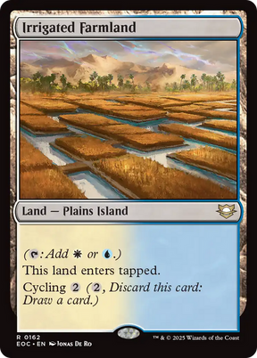 Magic: The Gathering - Irrigated Farmland - Edge of Eternities Commander