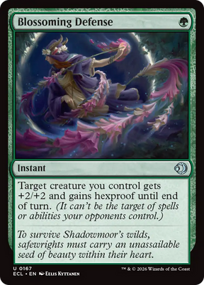 Magic: The Gathering - Blossoming Defense Foil - Lorwyn Eclipsed