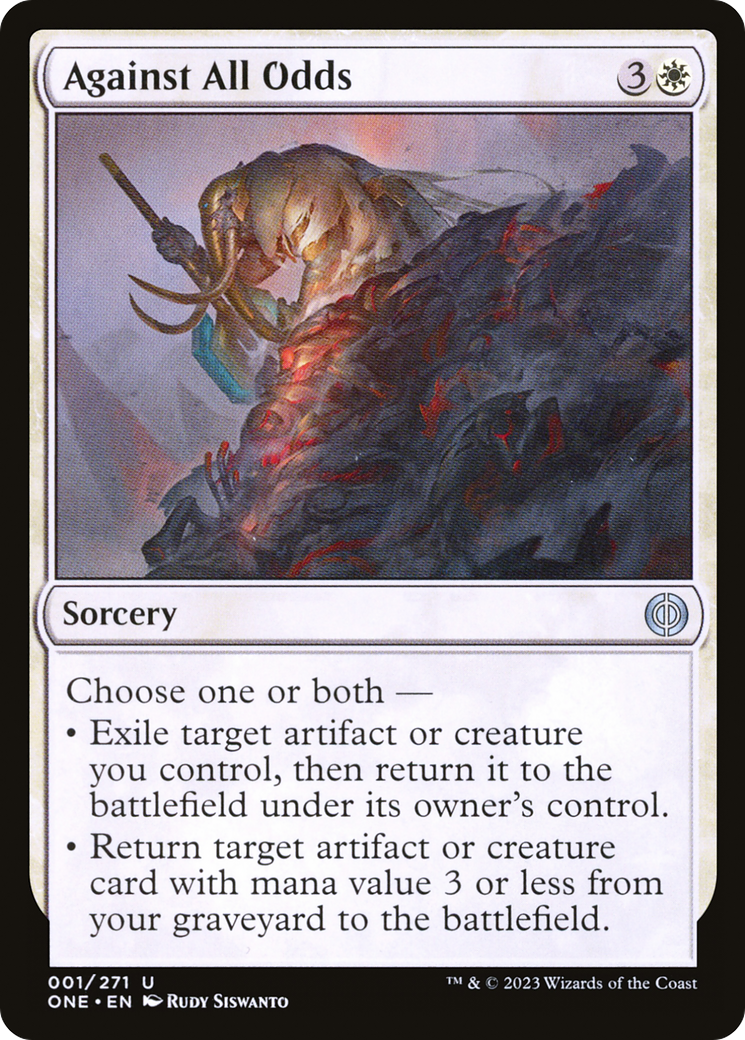 Magic: The Gathering - Against All Odds Foil - Phyrexia: All Will Be One
