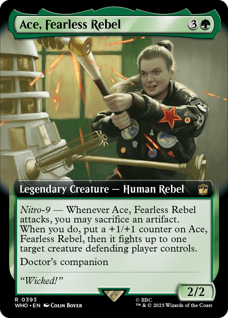 Magic: The Gathering - Ace, Fearless Rebel Foil - Doctor Who