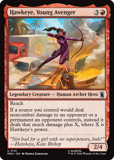 Magic: The Gathering - Hawkeye, Young Avenger - Marvel Super Heroes