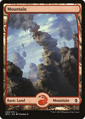 Magic: The Gathering - Mountain #269 Foil - Battle for Zendikar