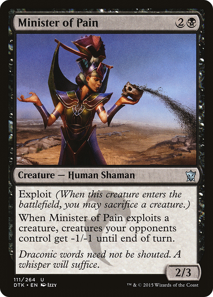 Magic: The Gathering - Minister of Pain Foil - Dragons of Tarkir