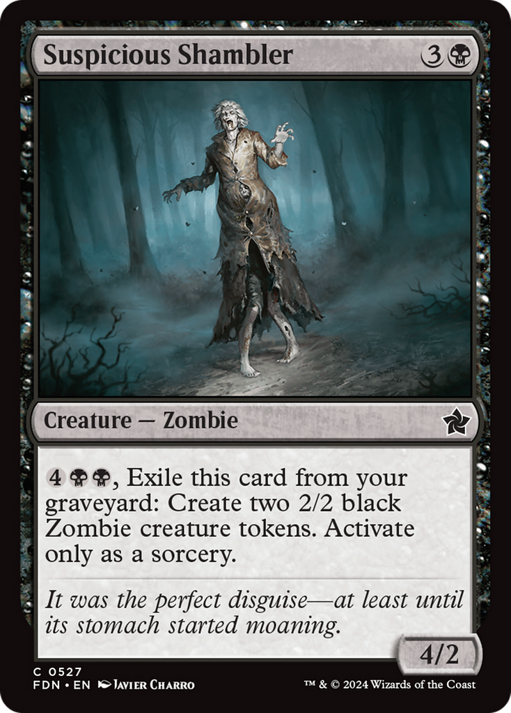 Magic: The Gathering - Suspicious Shambler - Foundations