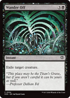 Magic: The Gathering - Wander Off - Secrets of Strixhaven