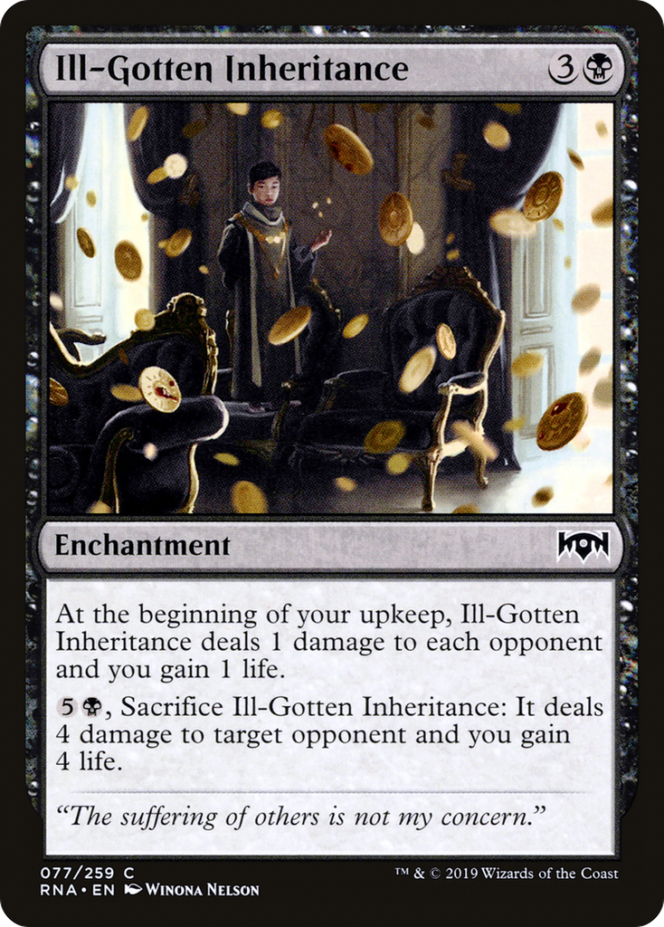 Magic: The Gathering - Ill-Gotten Inheritance Foil - Ravnica Allegiance