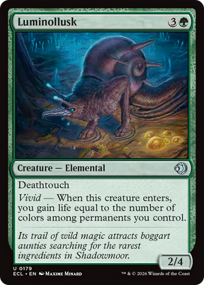 Magic: The Gathering - Luminollusk Foil - Lorwyn Eclipsed