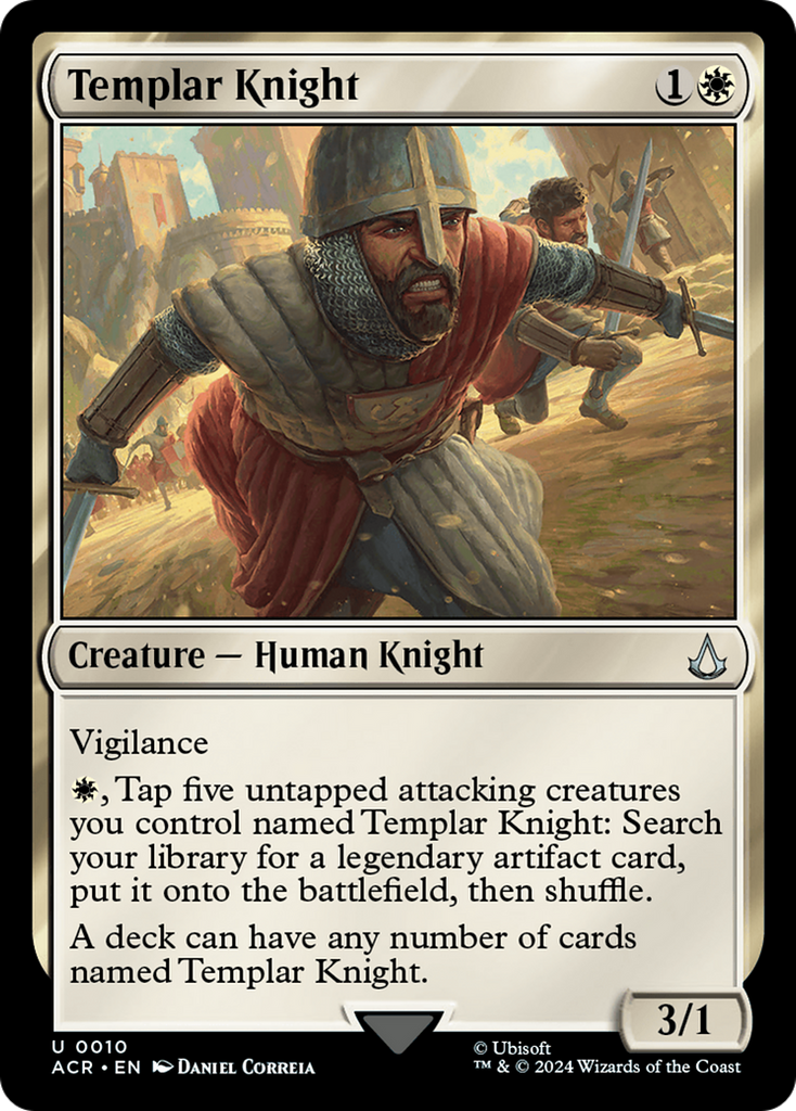 Magic: The Gathering - Templar Knight Foil - Assassin's Creed