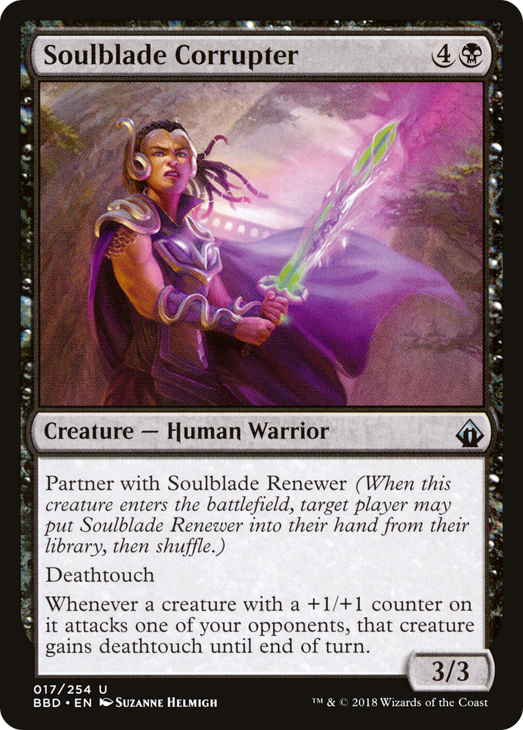Magic: The Gathering - Soulblade Corrupter Foil - Battlebond