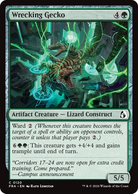 Magic: The Gathering - Wrecking Gecko - Reality Fracture
