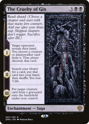 Magic: The Gathering - The Cruelty of Gix Foil - Dominaria United