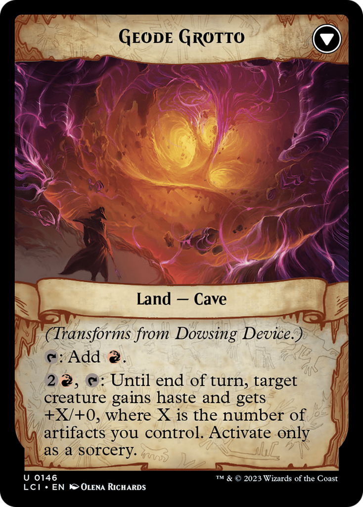 Magic: The Gathering - Dowsing Device // Geode Grotto - The Lost Caverns of Ixalan