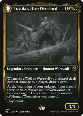 Magic: The Gathering - Tovolar, Dire Overlord // Tovolar, the Midnight Scourge - Innistrad: Double Feature