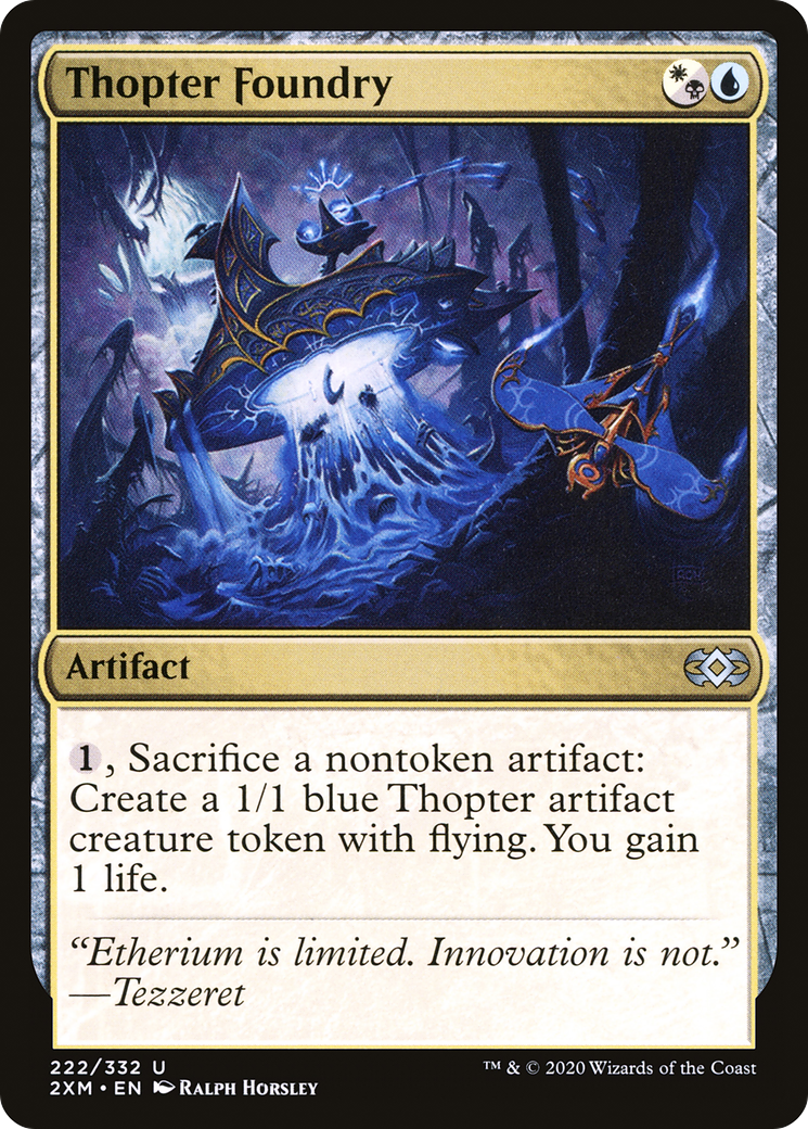 Magic: The Gathering - Thopter Foundry Foil - Double Masters