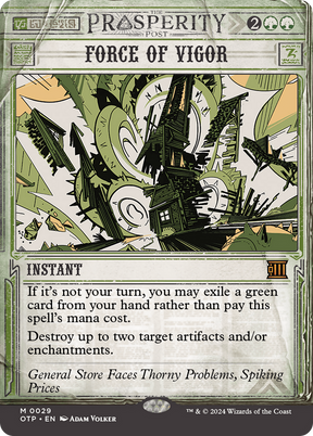 Magic: The Gathering - Force of Vigor - Breaking News