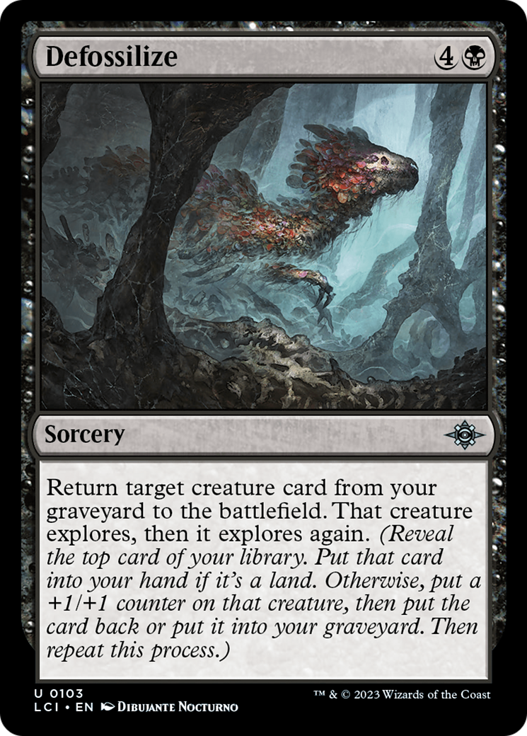 Magic: The Gathering - Defossilize Foil - The Lost Caverns of Ixalan
