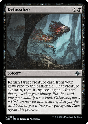 Magic: The Gathering - Defossilize Foil - The Lost Caverns of Ixalan