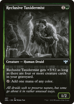 Magic: The Gathering - Reclusive Taxidermist Foil - Innistrad: Double Feature