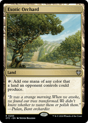 Magic: The Gathering - Exotic Orchard - Outlaws of Thunder Junction Commander