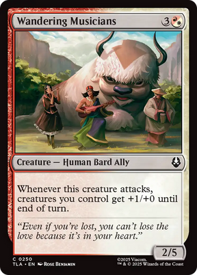 Magic: The Gathering - Wandering Musicians Foil - Avatar: The Last Airbender