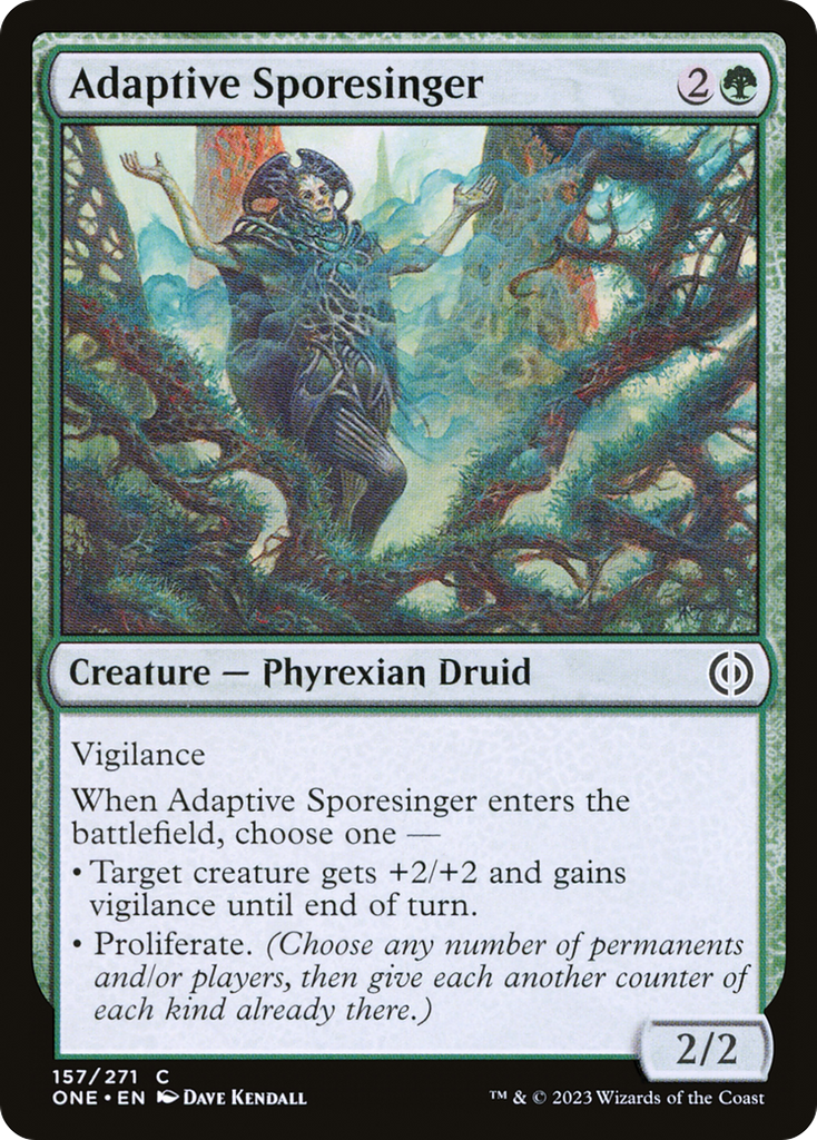 Magic: The Gathering - Adaptive Sporesinger - Phyrexia: All Will Be One