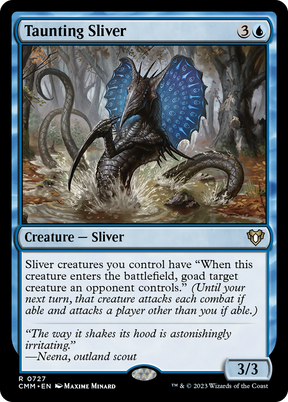 Magic: The Gathering - Taunting Sliver - Commander Masters