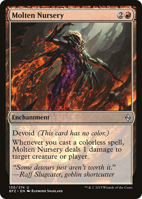 Magic: The Gathering - Molten Nursery Foil - Battle for Zendikar
