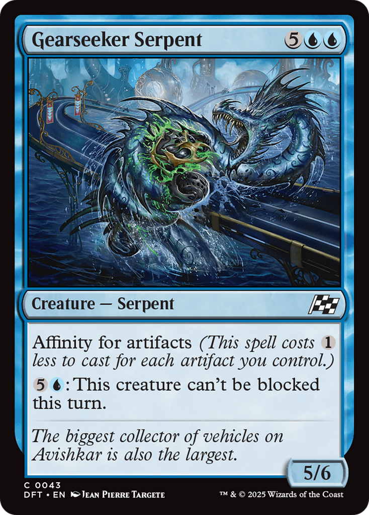 Magic: The Gathering - Gearseeker Serpent - Aetherdrift