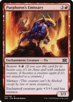Magic: The Gathering - Purphoros's Emissary - Double Masters 2022