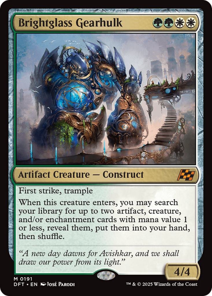 Magic: The Gathering - Brightglass Gearhulk - Aetherdrift