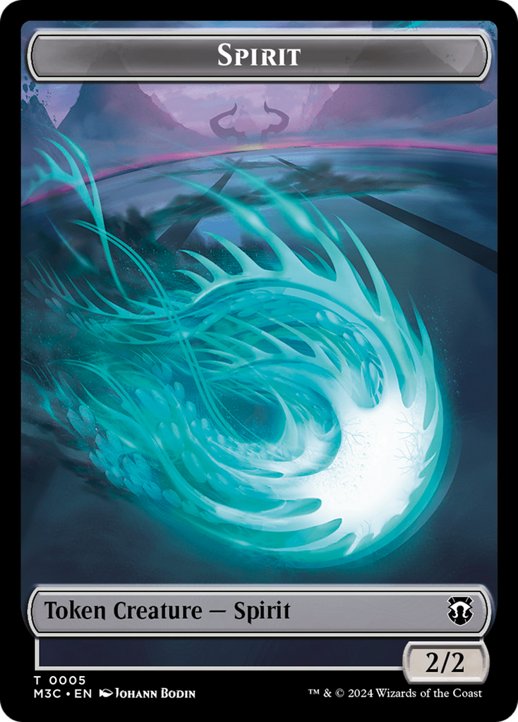 Magic: The Gathering - Spirit Token - Modern Horizons 3 Commander Tokens