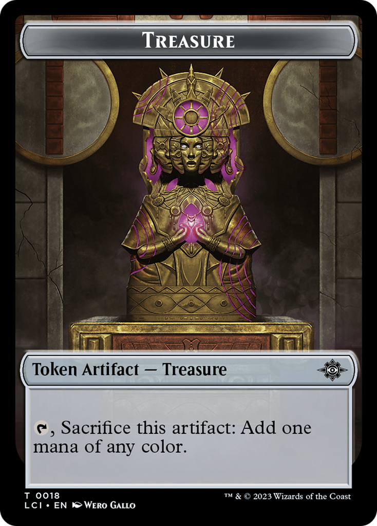 Magic: The Gathering - Treasure Token - The Lost Caverns of Ixalan Tokens