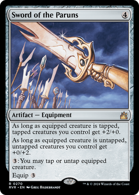 Magic: The Gathering - Sword of the Paruns Foil - Ravnica Remastered