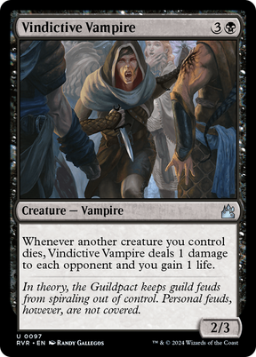 Magic: The Gathering - Vindictive Vampire - Ravnica Remastered
