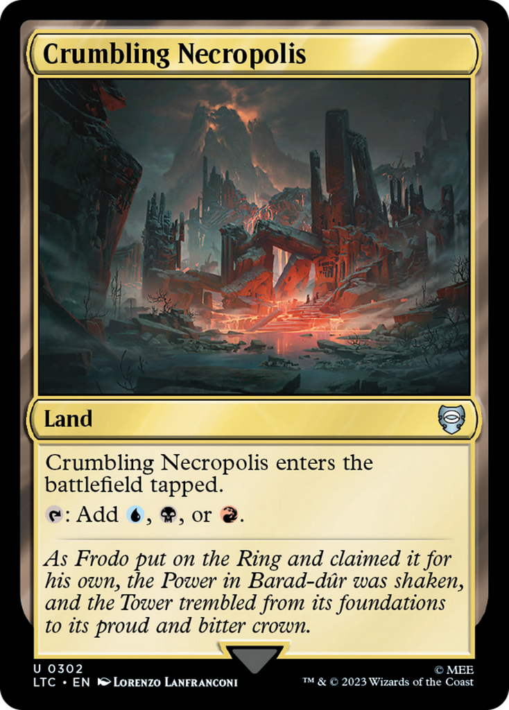 Magic: The Gathering - Crumbling Necropolis - Tales of Middle-earth Commander