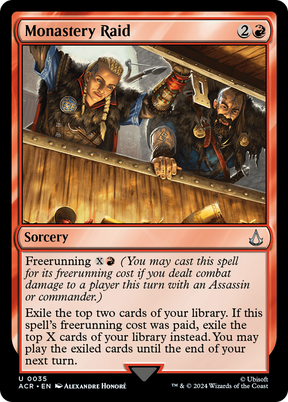 Magic: The Gathering - Monastery Raid Foil - Assassin's Creed