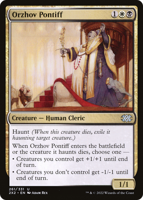 Magic: The Gathering - Orzhov Pontiff Foil - Double Masters 2022
