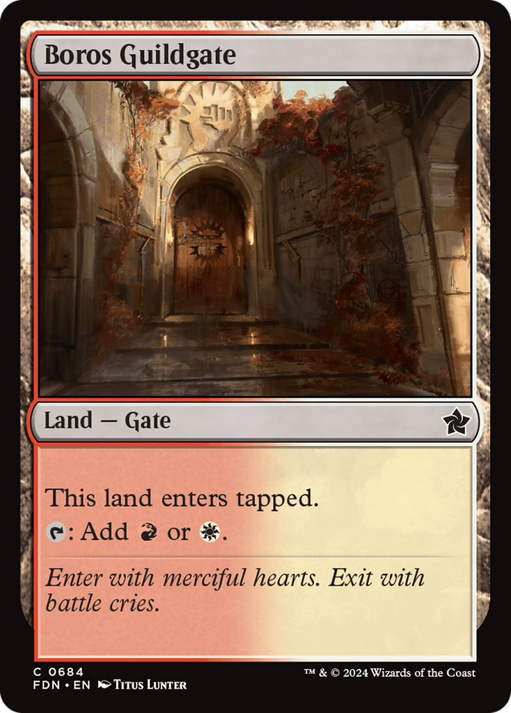 Magic: The Gathering - Boros Guildgate - Foundations