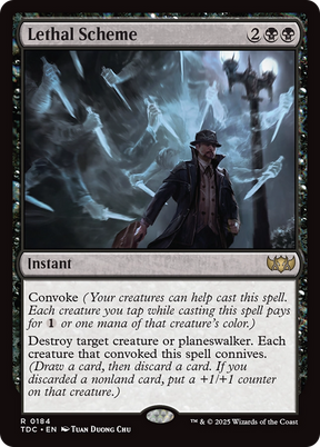 Magic: The Gathering - Lethal Scheme - Tarkir: Dragonstorm Commander