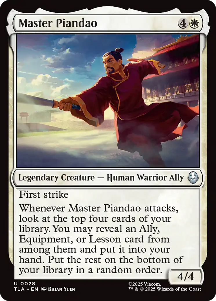 Magic: The Gathering - Master Piandao - Avatar: The Last Airbender
