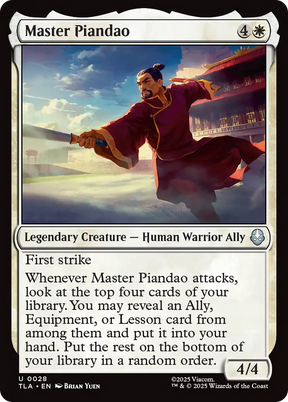 Magic: The Gathering - Master Piandao - Avatar: The Last Airbender