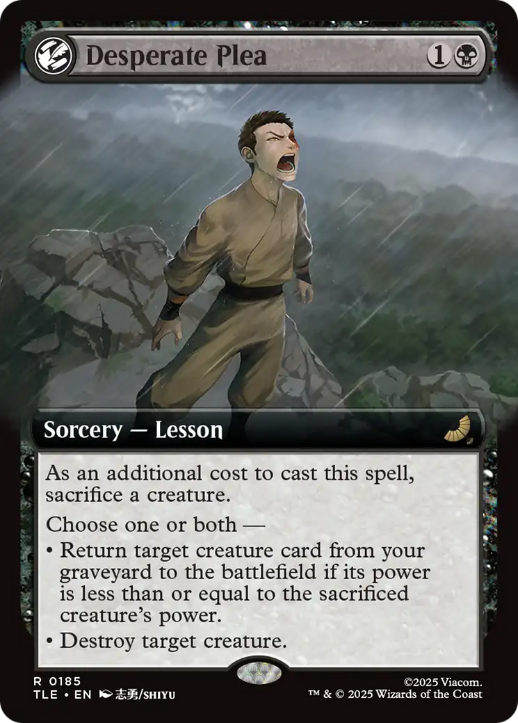 Magic: The Gathering - Desperate Plea - Avatar: The Last Airbender Eternal