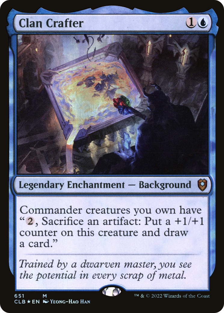 Magic: The Gathering - Clan Crafter Foil - Commander Legends: Battle for Baldur's Gate