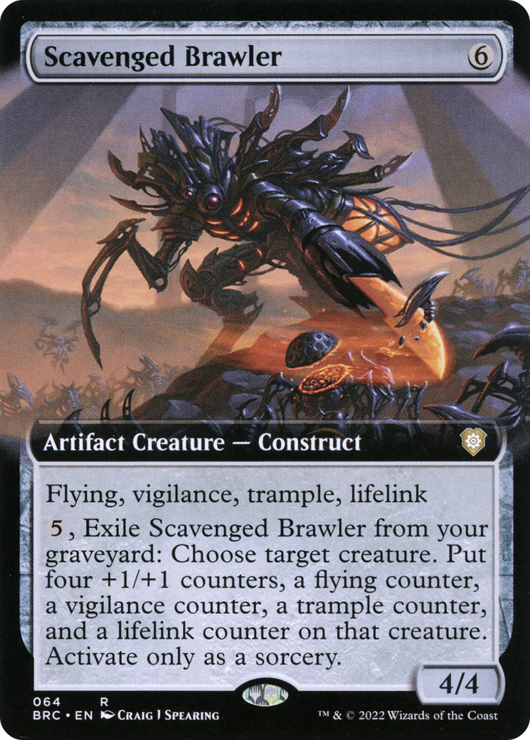 Magic: The Gathering - Scavenged Brawler - The Brothers' War Commander