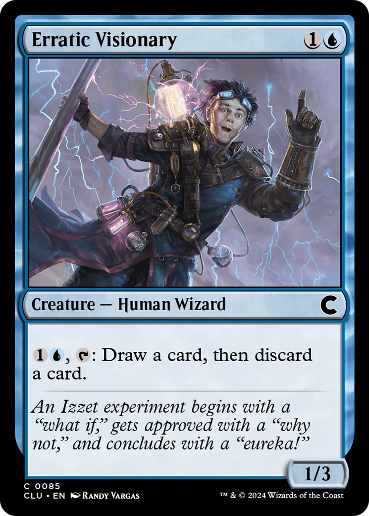 Magic: The Gathering - Erratic Visionary - Ravnica: Clue Edition
