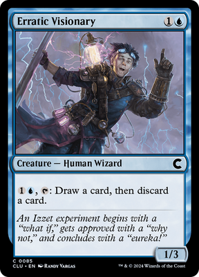 Magic: The Gathering - Erratic Visionary - Ravnica: Clue Edition