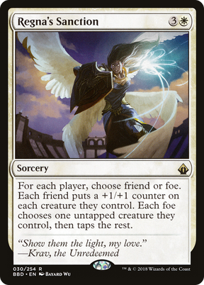 Magic: The Gathering - Regna's Sanction Foil - Battlebond