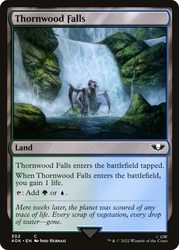 Magic: The Gathering - Thornwood Falls - Warhammer 40000 Commander