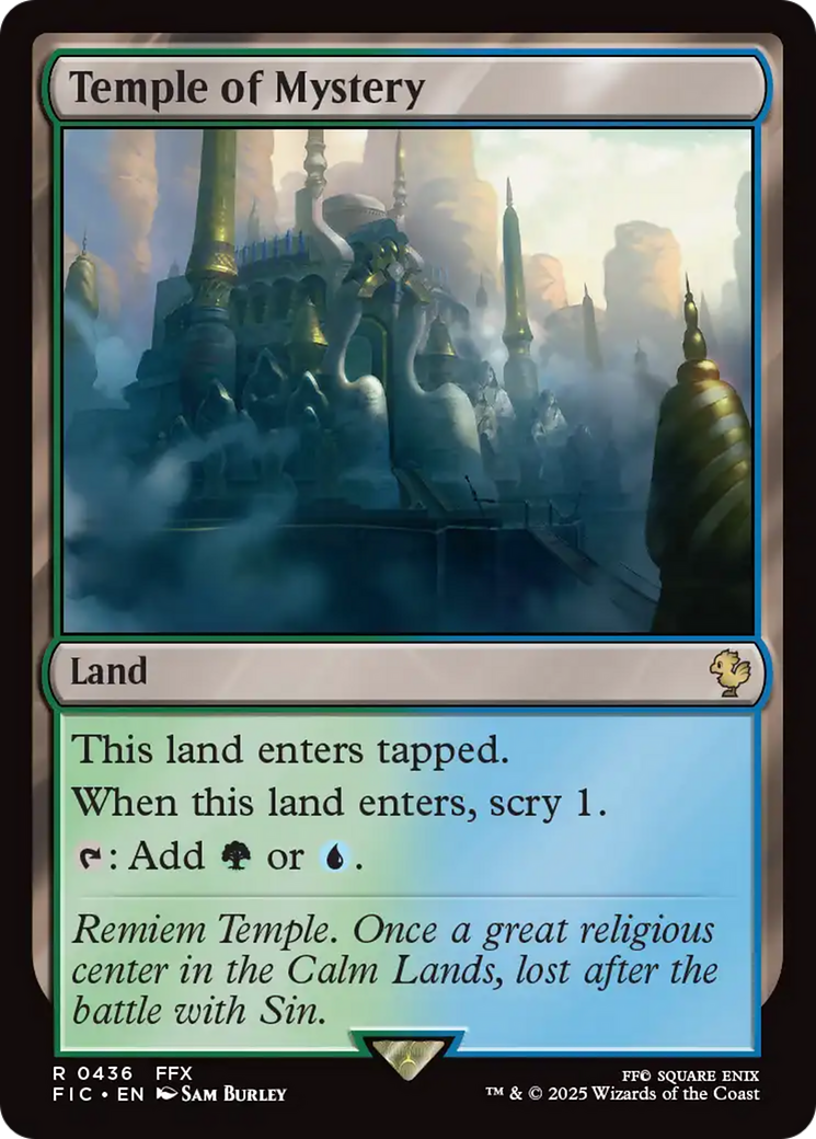 Magic: The Gathering - Temple of Mystery - Final Fantasy Commander
