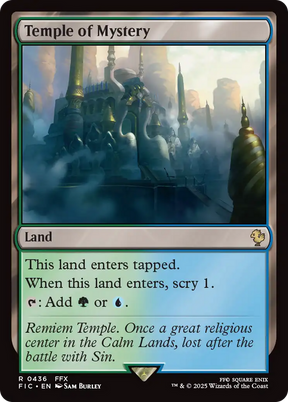Magic: The Gathering - Temple of Mystery - Final Fantasy Commander